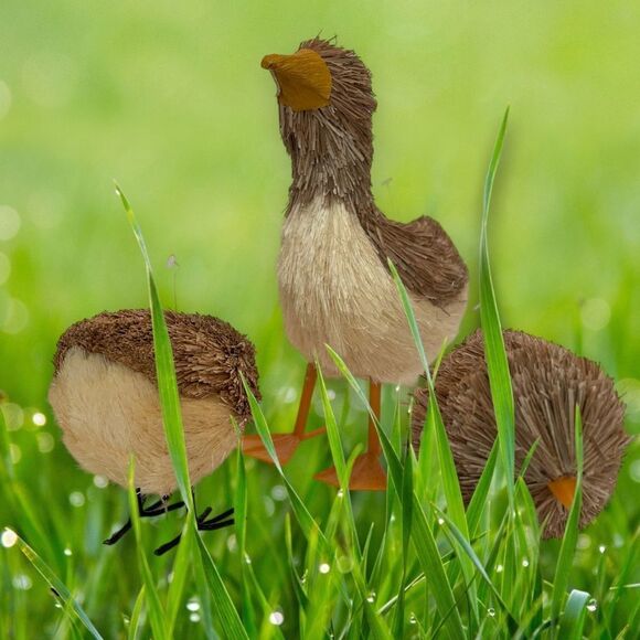 SET OF 3 STRAW EASTER DUCK FAMILY - Picture 7 of 7